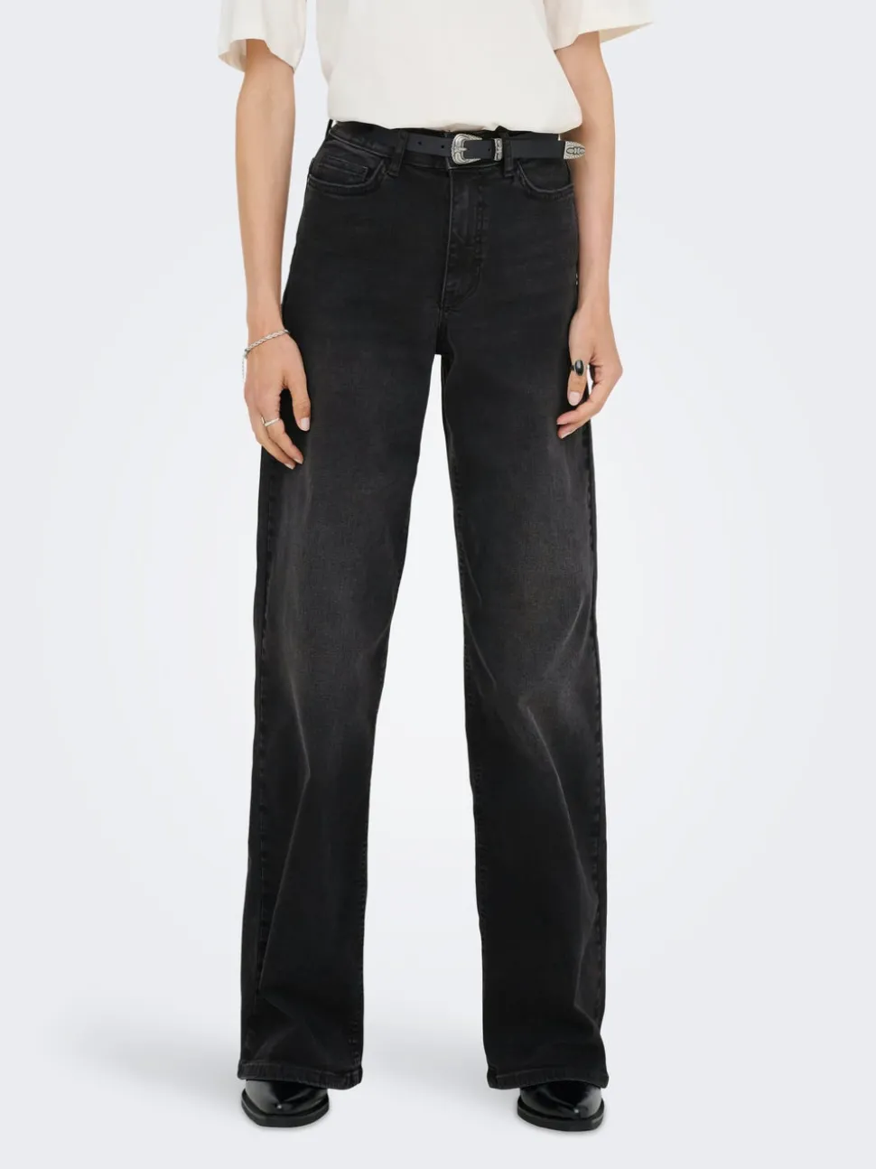 JDYFELINA-FINA Vita alta Wide Leg Fit Jeans