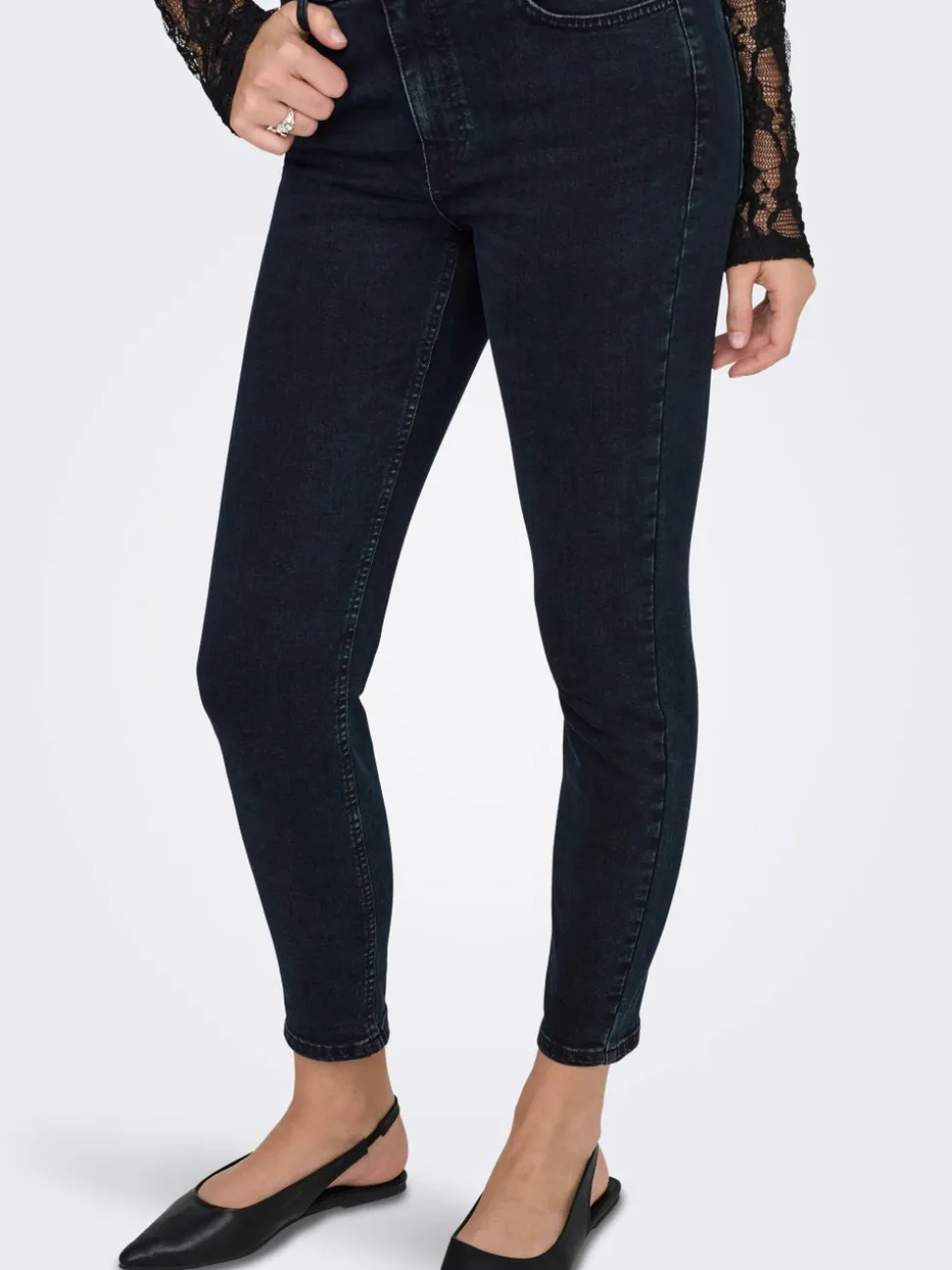 JDYFINA Vita media Skinny Fit Lunghezza alla caviglia Jeans