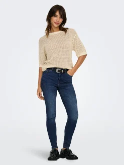 JDYFINA Vita media Skinny Fit Lunghezza alla caviglia Jeans