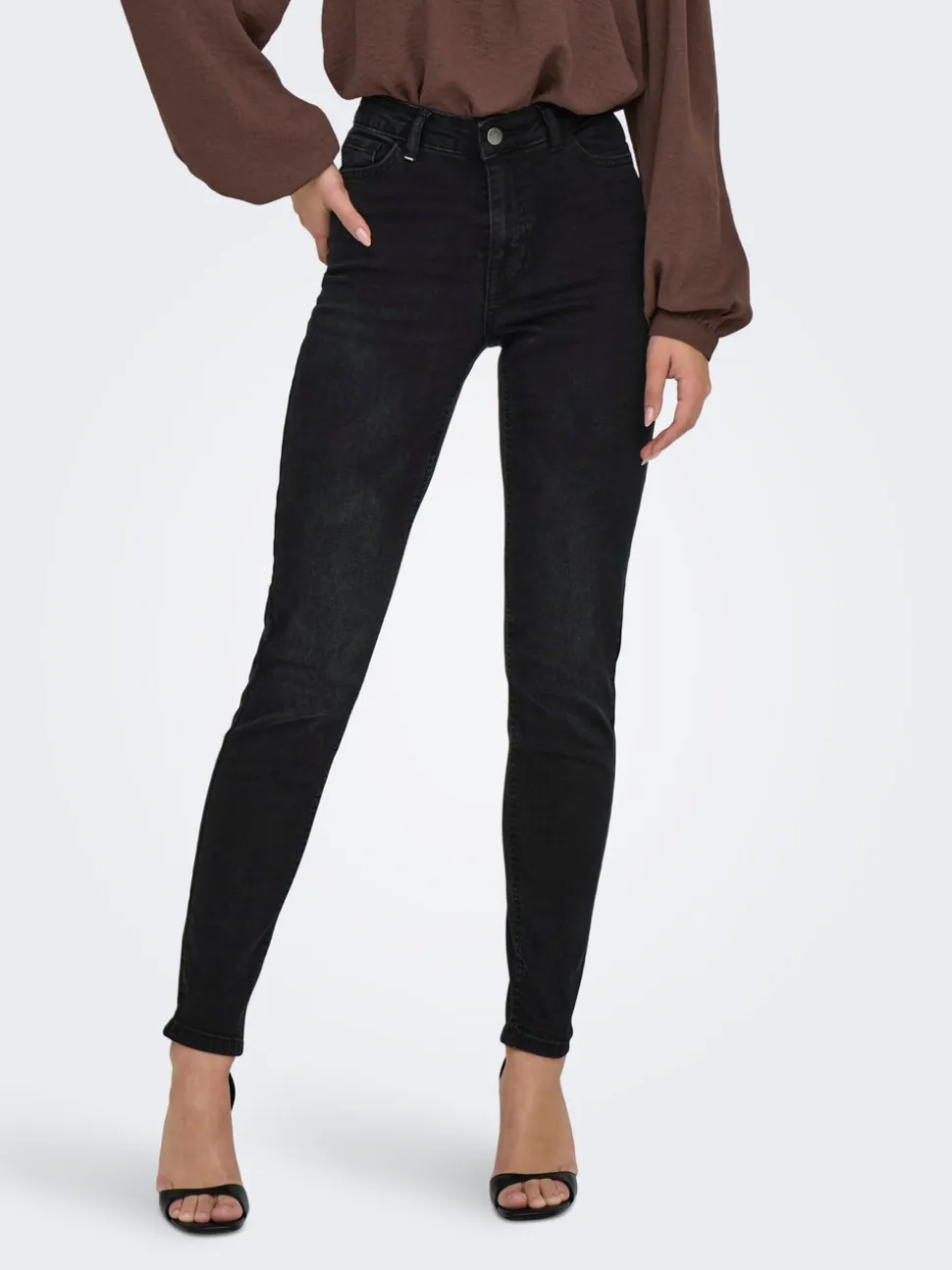JDYFINA Vita media Skinny Fit Lunghezza alla caviglia Jeans