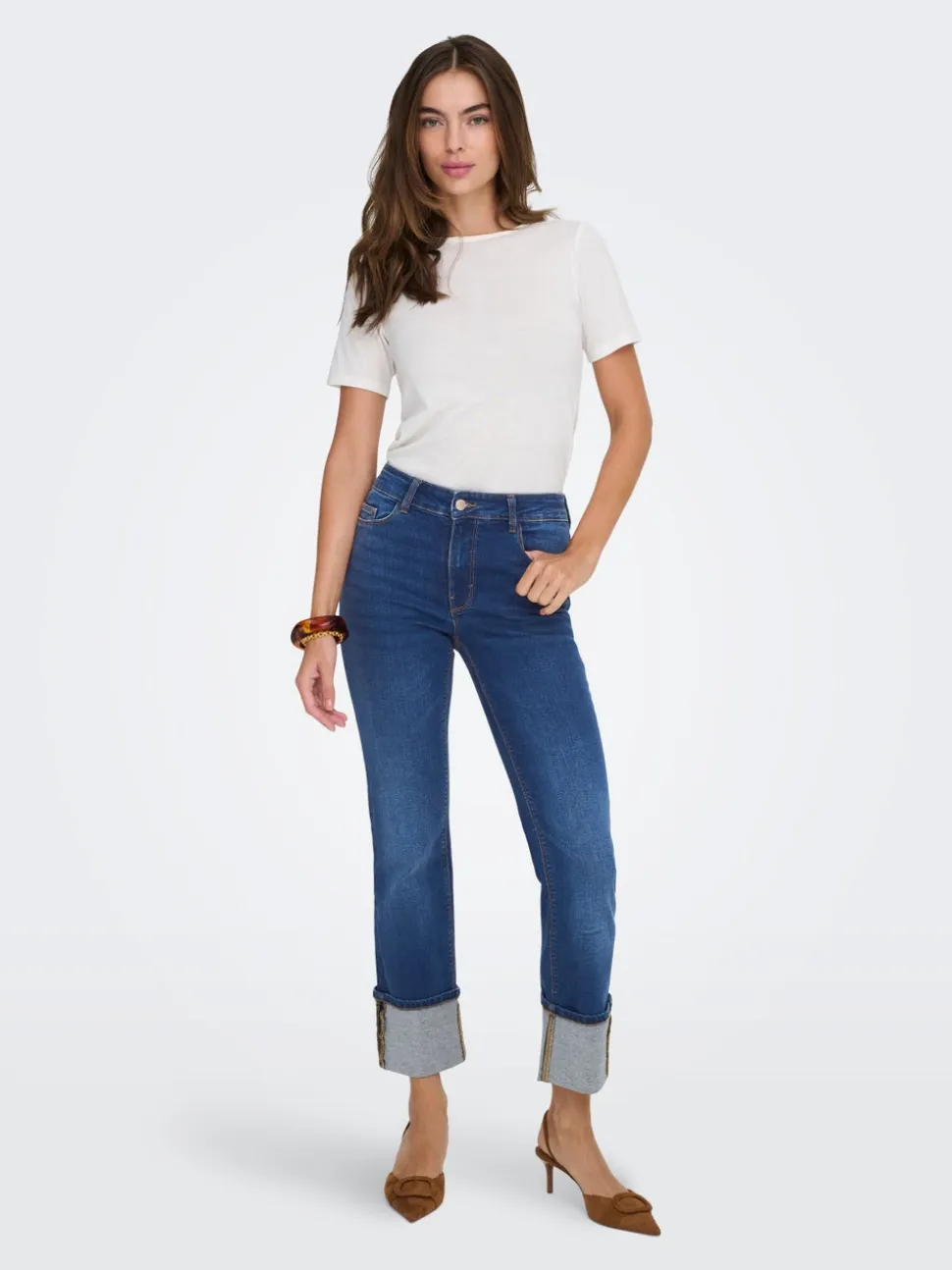 JDYFINA Vita media Straight Fit Jeans
