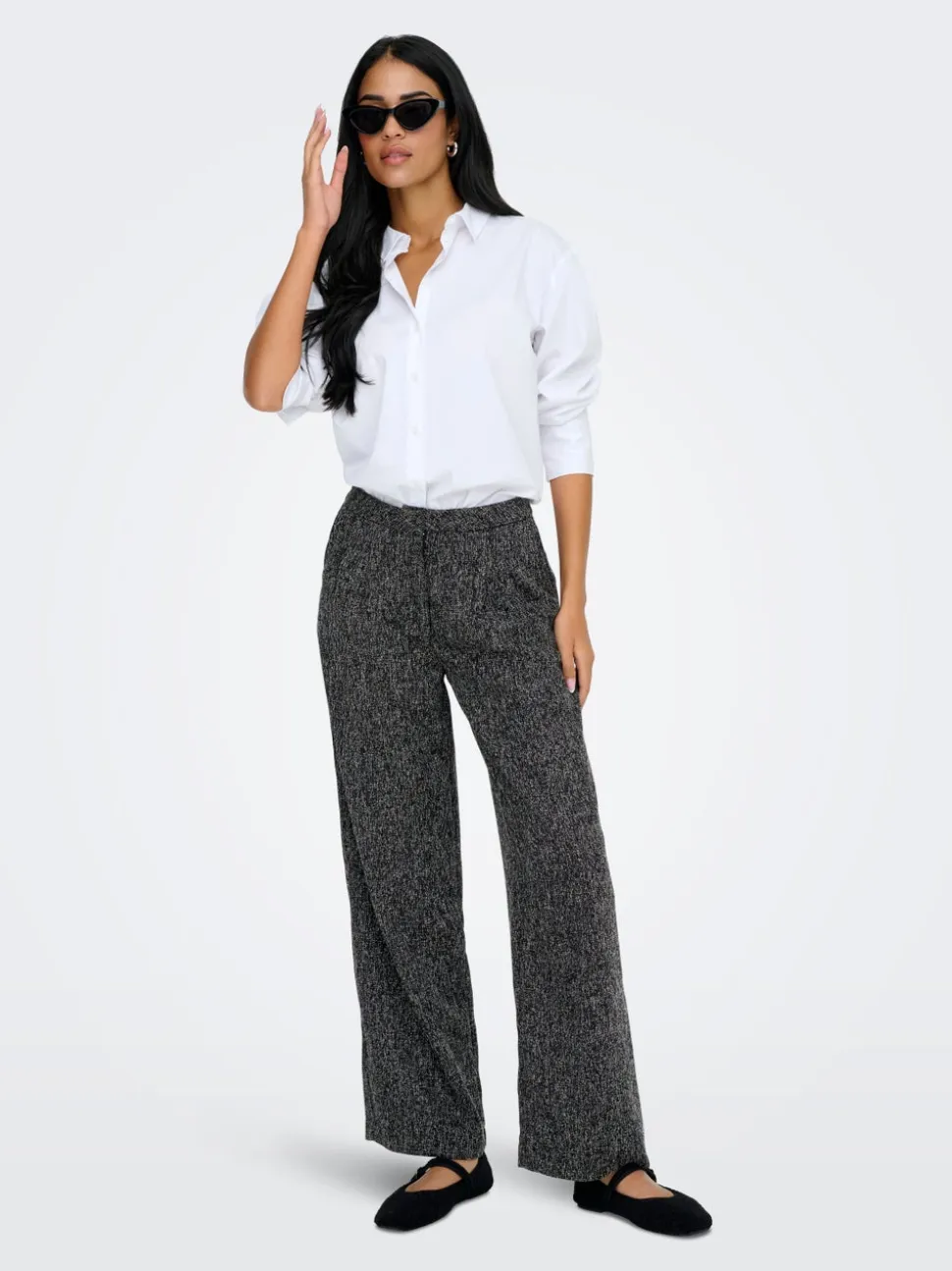 JDYFRANCESCA Wide Leg Fit Pantaloni