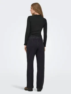 JDYGEGGO Vita alta Wide Leg Fit Jeans