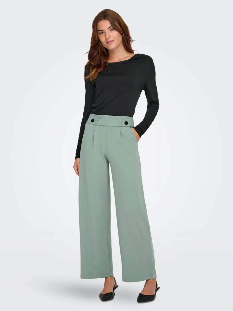 JDYGEGGO Wide Leg Fit Pantaloni a gamba larga