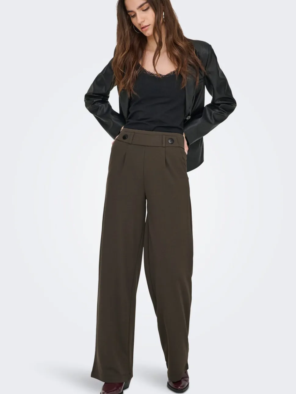 JDYGEGGO Wide Leg Fit Pantaloni a gamba larga