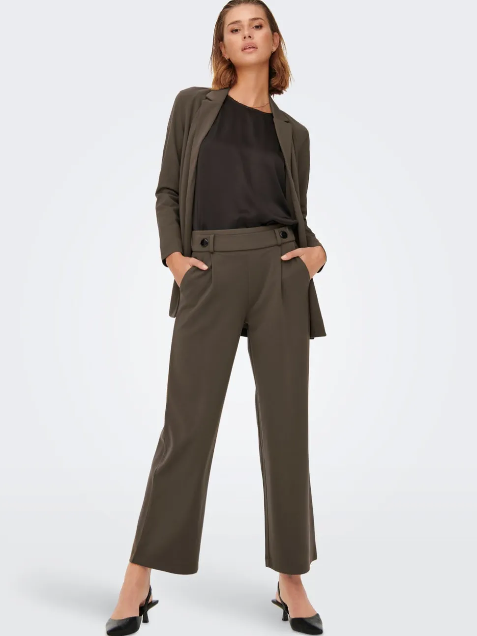 JDYGEGGO Wide Leg Fit Pantaloni a gamba larga