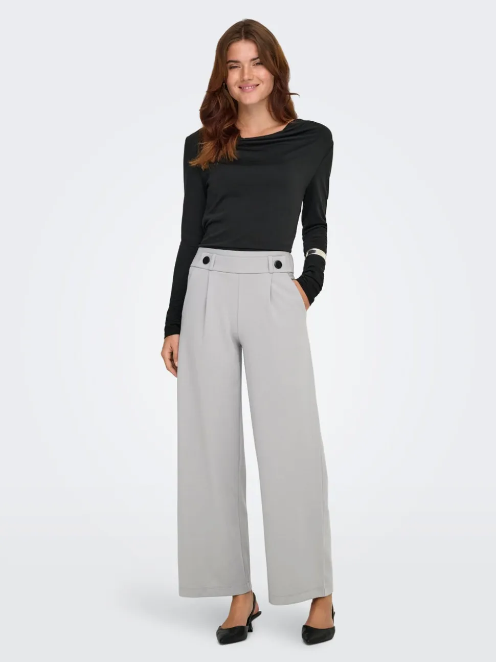 JDYGEGGO Wide Leg Fit Pantaloni a gamba larga