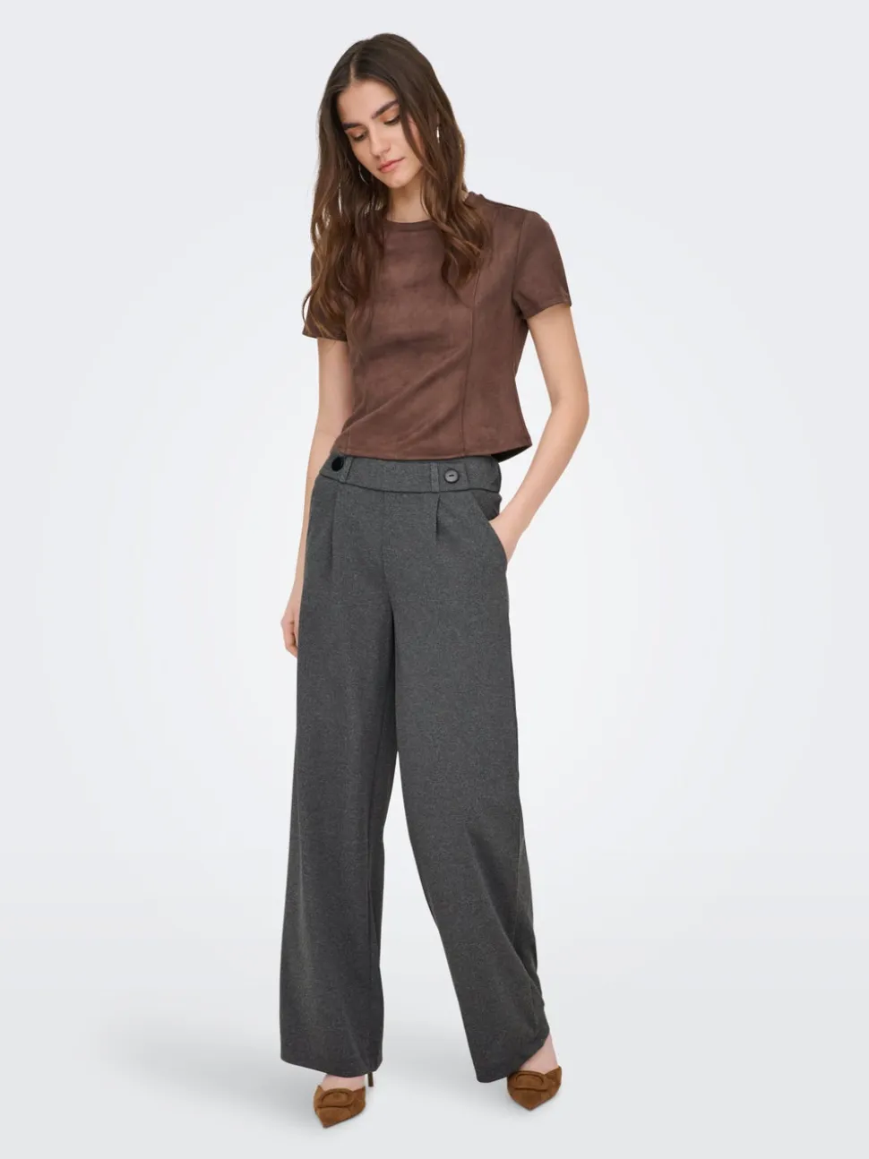 JDYGEGGO Wide Leg Fit Pantaloni a gamba larga