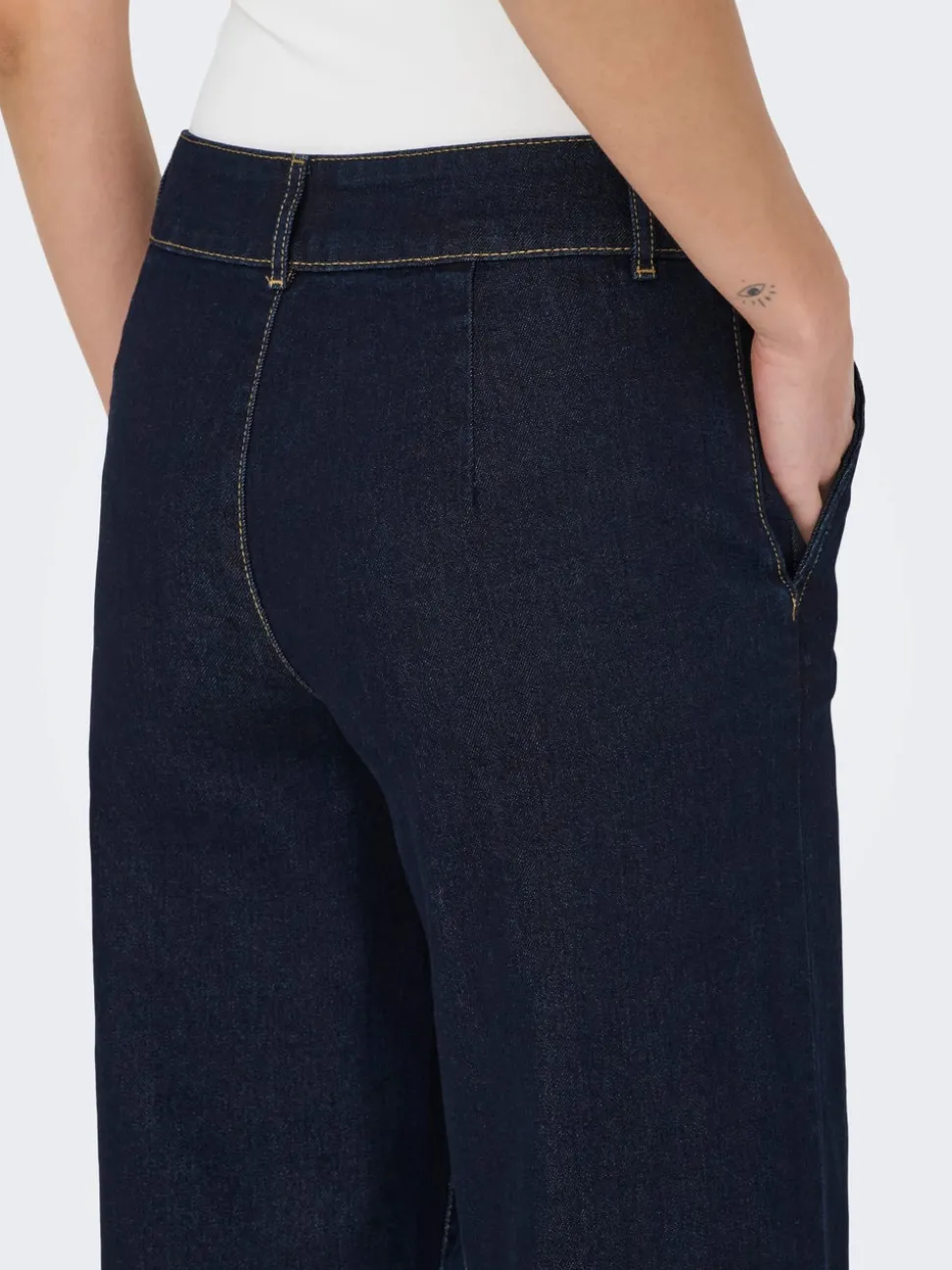 JDYGEGS Vita alta Wide Leg Fit Jeans