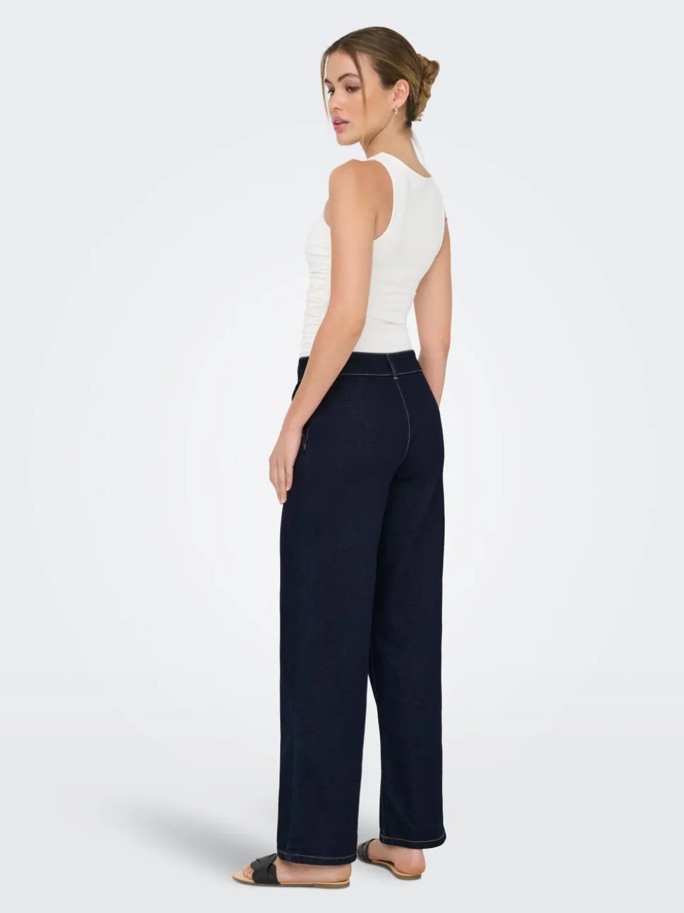 JDYGEGS Vita alta Wide Leg Fit Jeans