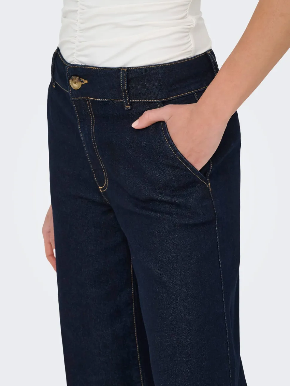 JDYGEGS Vita alta Wide Leg Fit Jeans