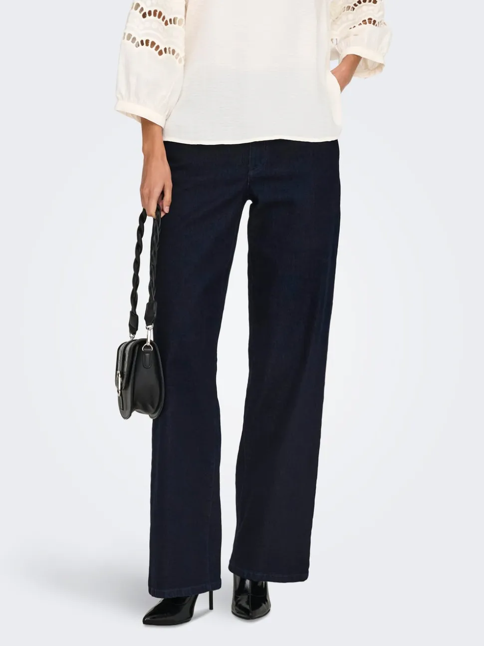 JDYGEGS Vita alta Wide Leg Fit Jeans