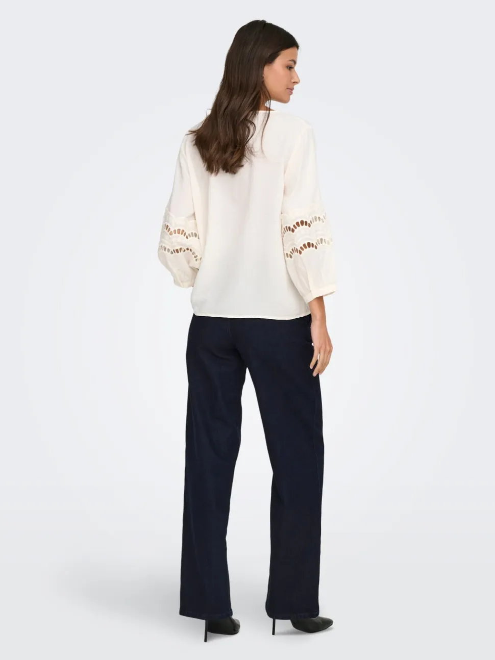 JDYGEGS Vita alta Wide Leg Fit Jeans