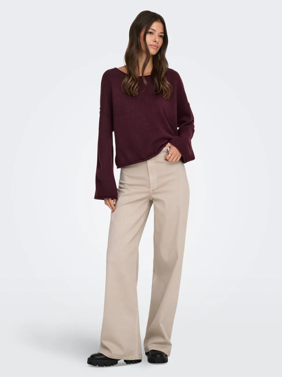 JDYIRIS Regular Fit Pantaloni a gamba larga