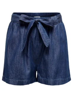 JDYKAI Vita alta Regular Fit Bermuda in jeans