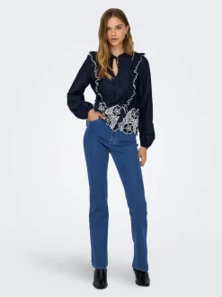JDYKAREN Vita media Flared Fit Jeans