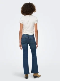 JDYKATHY Vita alta Flared Fit Jeans