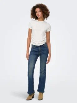 JDYKATHY Vita alta Flared Fit Jeans