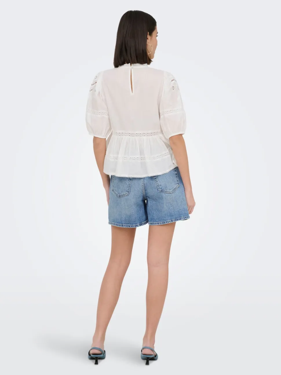 JDYLARISA Vita alta Baggy Fit Bermuda