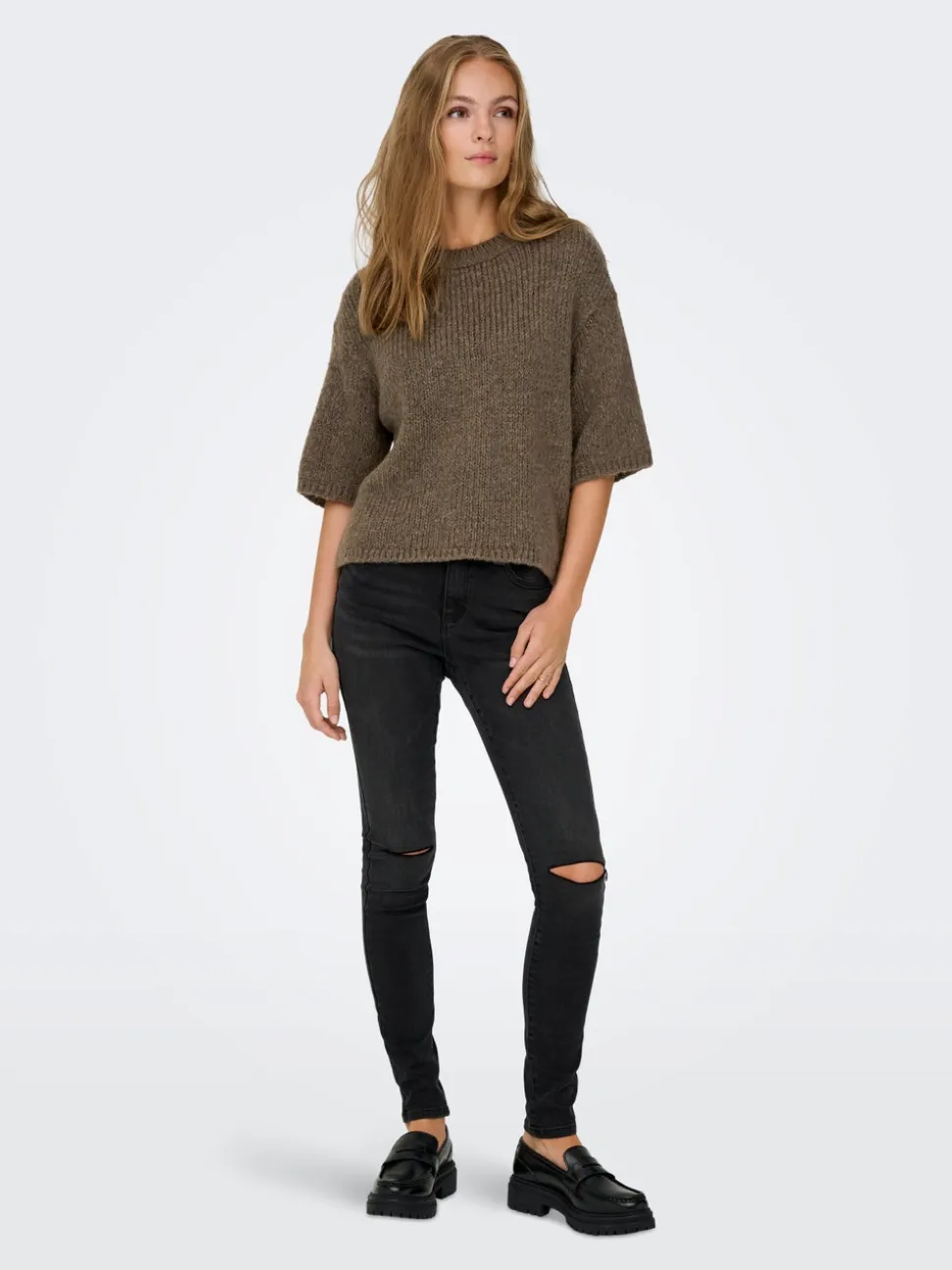 JDYLINEA T-shirt in maglia