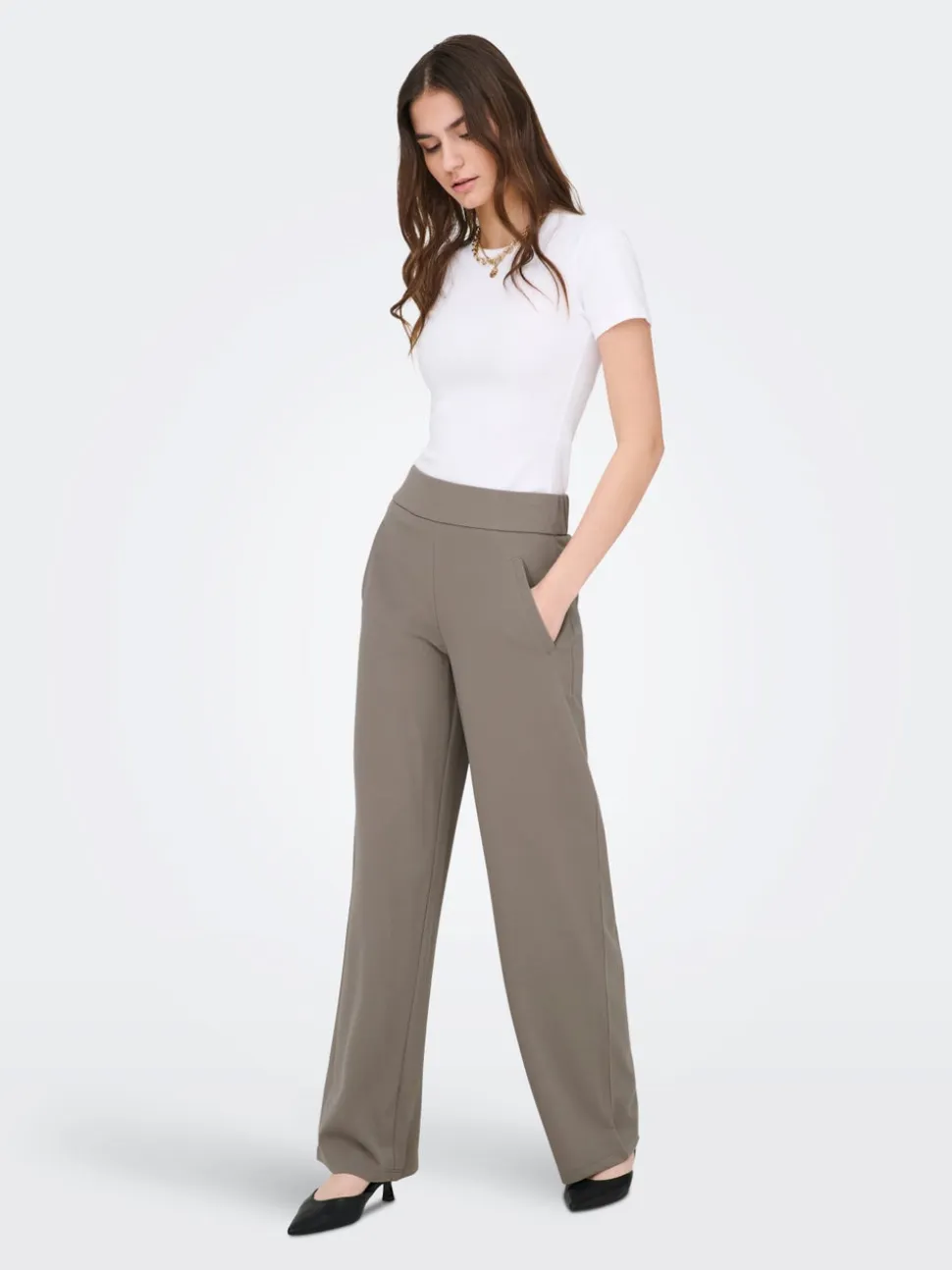 JDYLOUISVILLE Wide Leg Fit Pantaloni a gamba larga