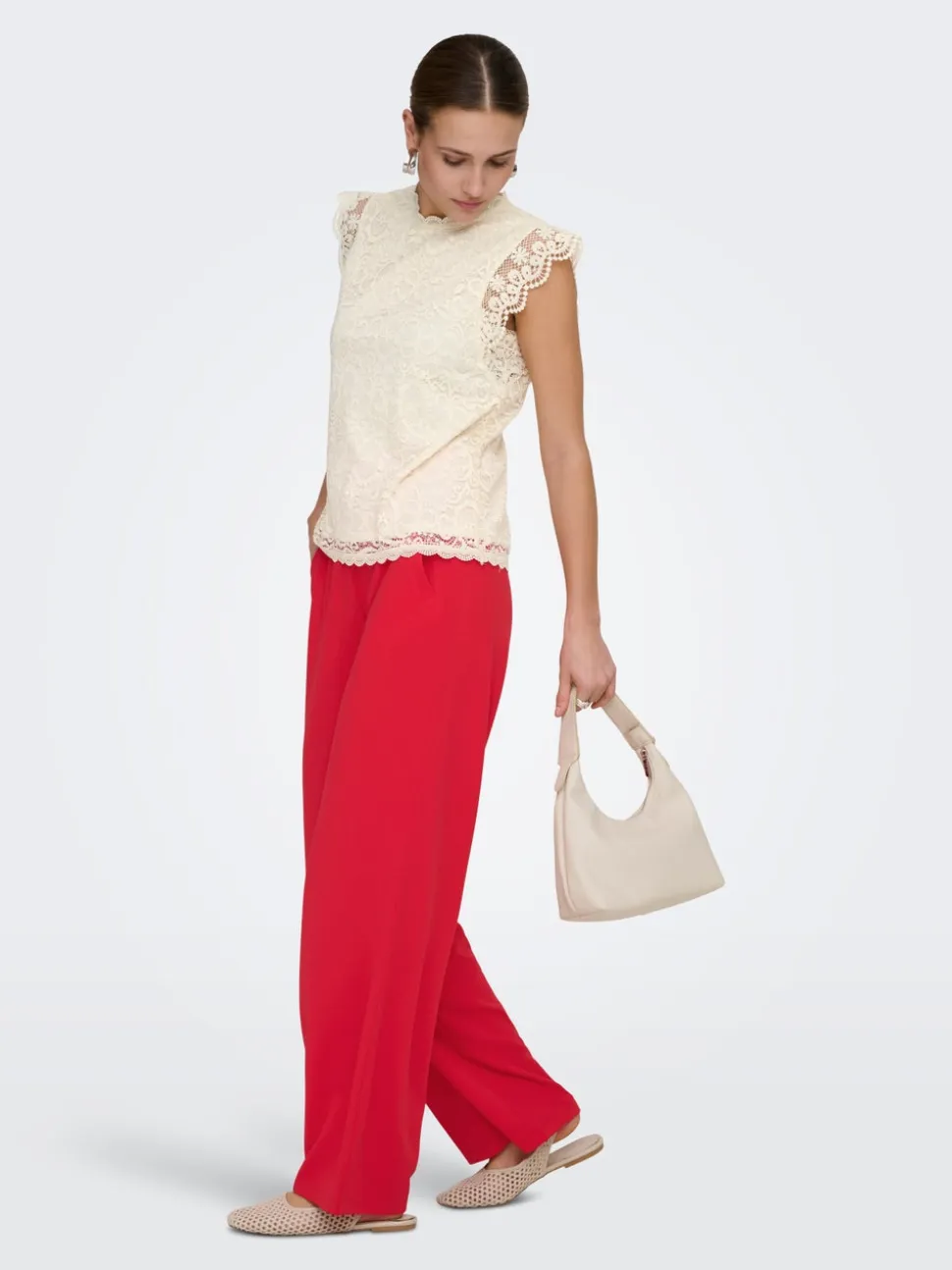 JDYLOUISVILLE Wide Leg Fit Pantaloni a gamba larga