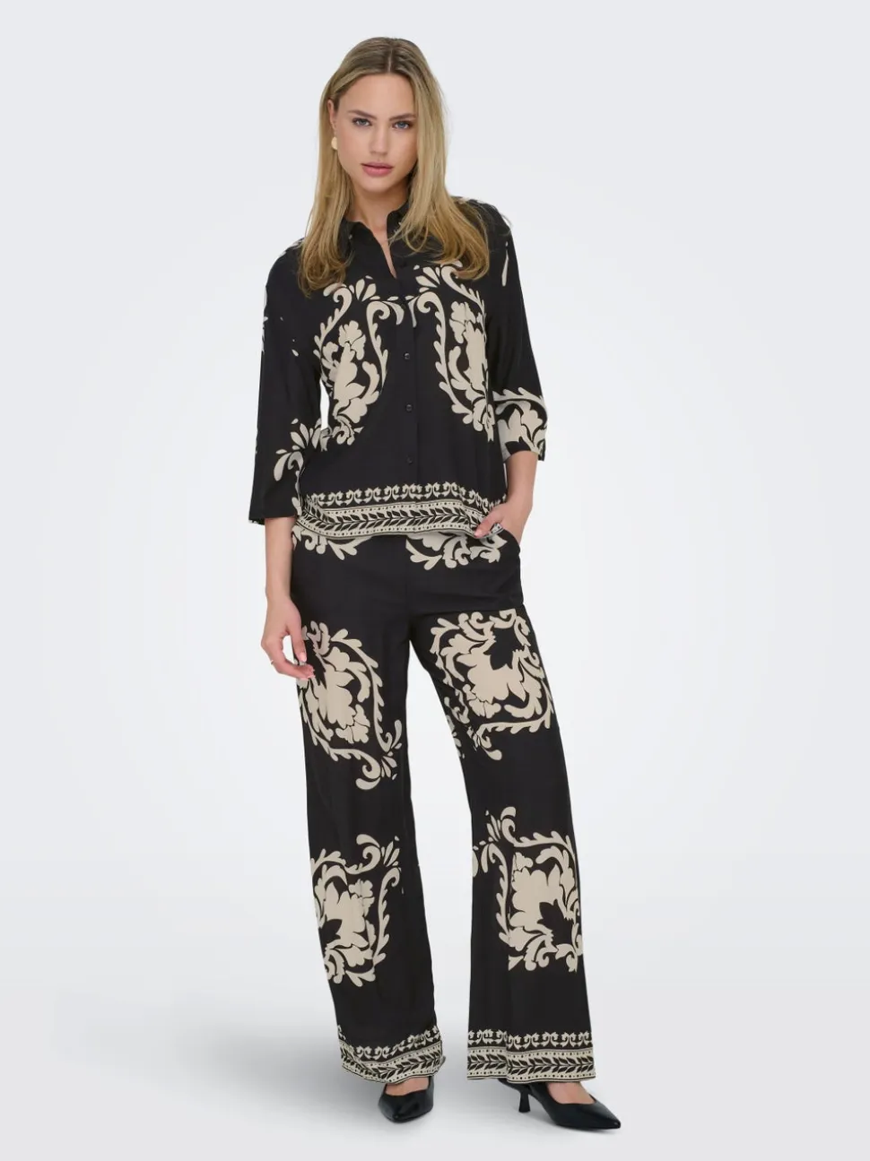 JDYMAGGIE Wide Leg Fit Pantaloni