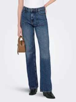 JDYMAYA Vita alta Wide Leg Fit Jeans