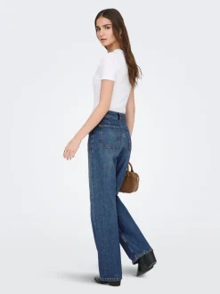 JDYMAYA Vita alta Wide Leg Fit Jeans