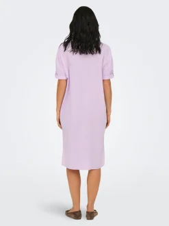 JDYMILA Lino Vestito midi