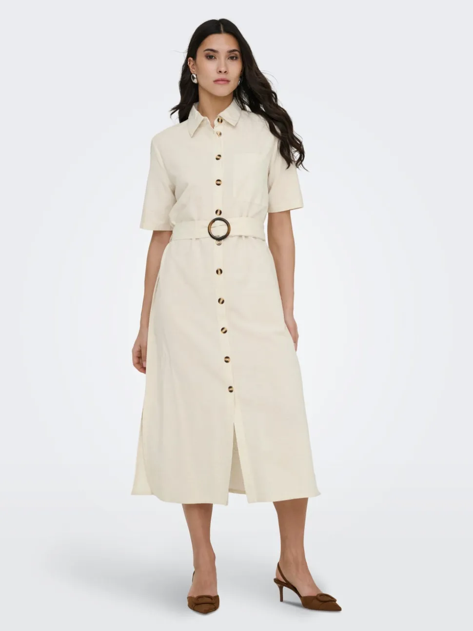 JDYMILAN Lino Vestito midi