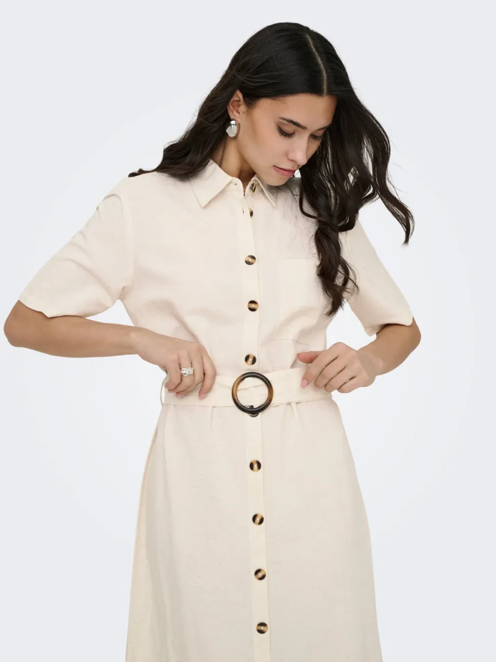 JDYMILAN Lino Vestito midi