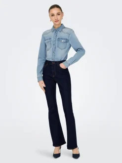 JDYMOON Vita alta Bootcut Fit Jeans