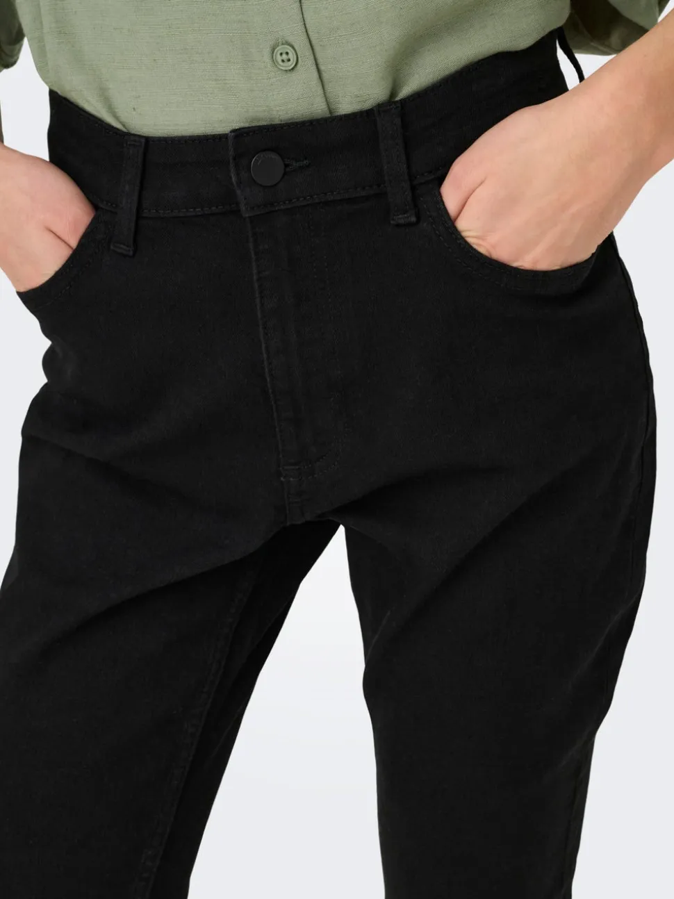 JDYMOON Vita alta Skinny Fit Lunghezza alla caviglia Jeans