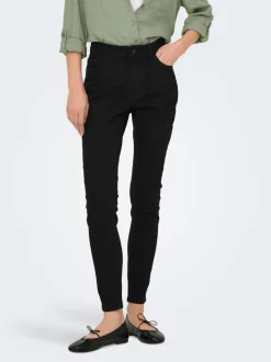 JDYMOON Vita alta Skinny Fit Lunghezza alla caviglia Jeans