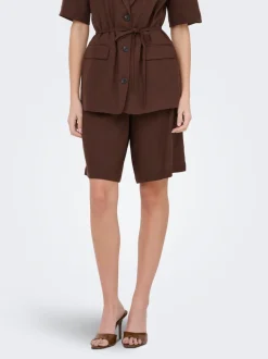 JDYNAOMI Vita media Loose Fit Lino Bermuda
