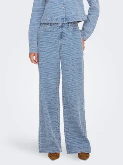 JDYNICO Vita alta Wide Leg Fit Jeans
