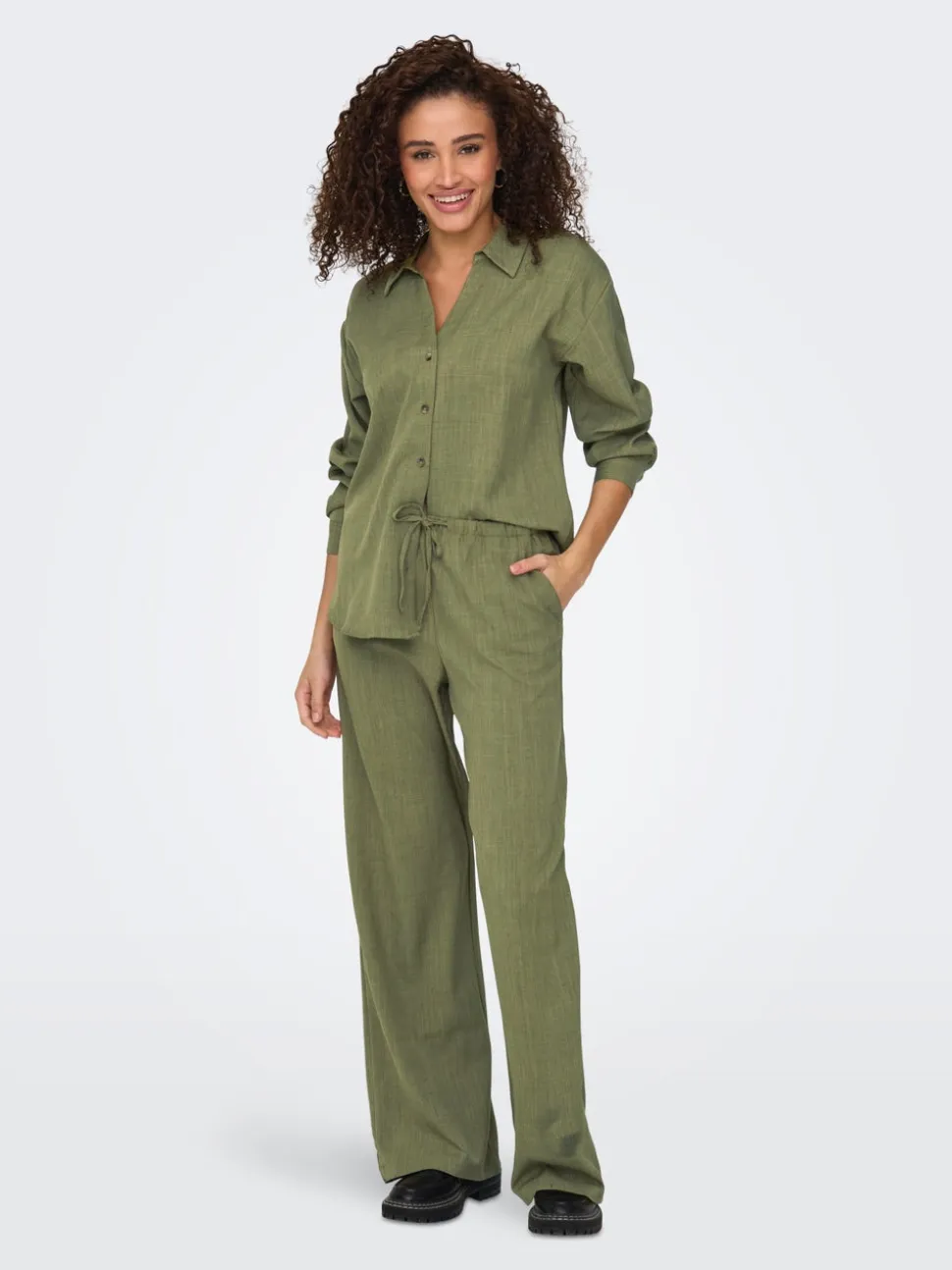 JDYNINA Wide Leg Fit Pantaloni a gamba larga