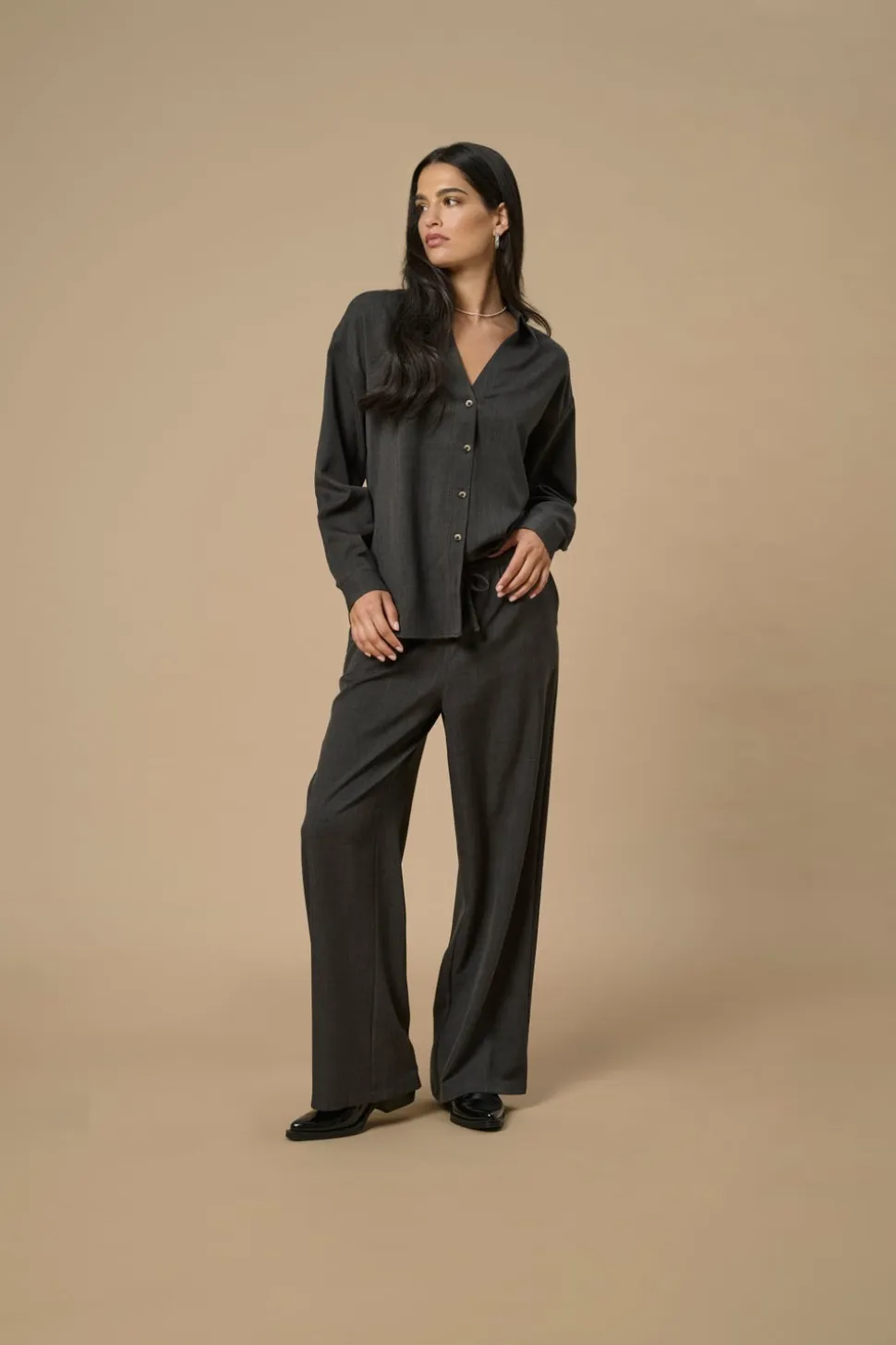 JDYNINA Wide Leg Fit Pantaloni a gamba larga