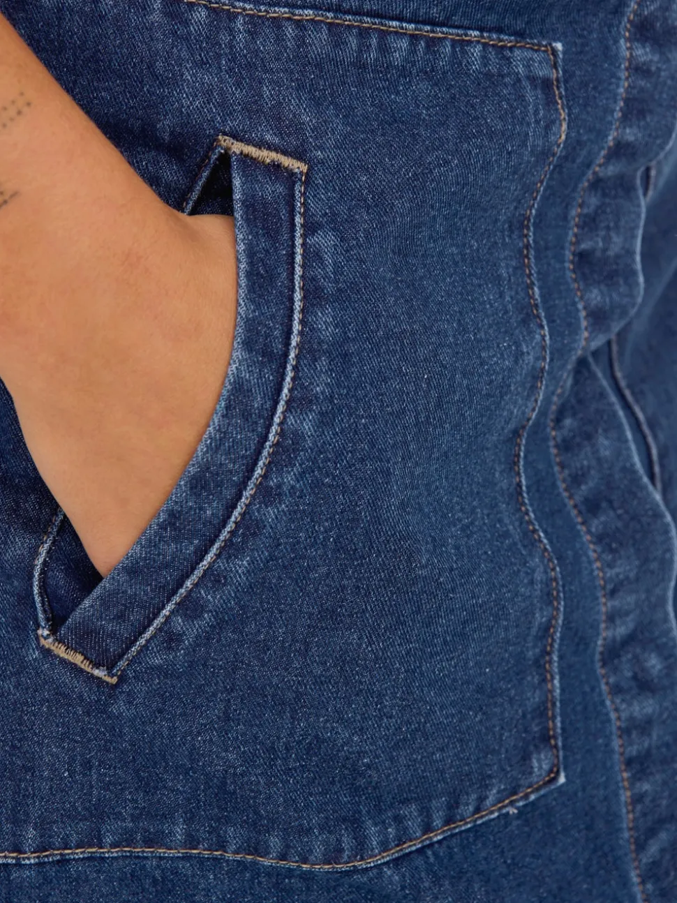 JDYOLIVIA Denim Gonna in jeans Gonna lunga