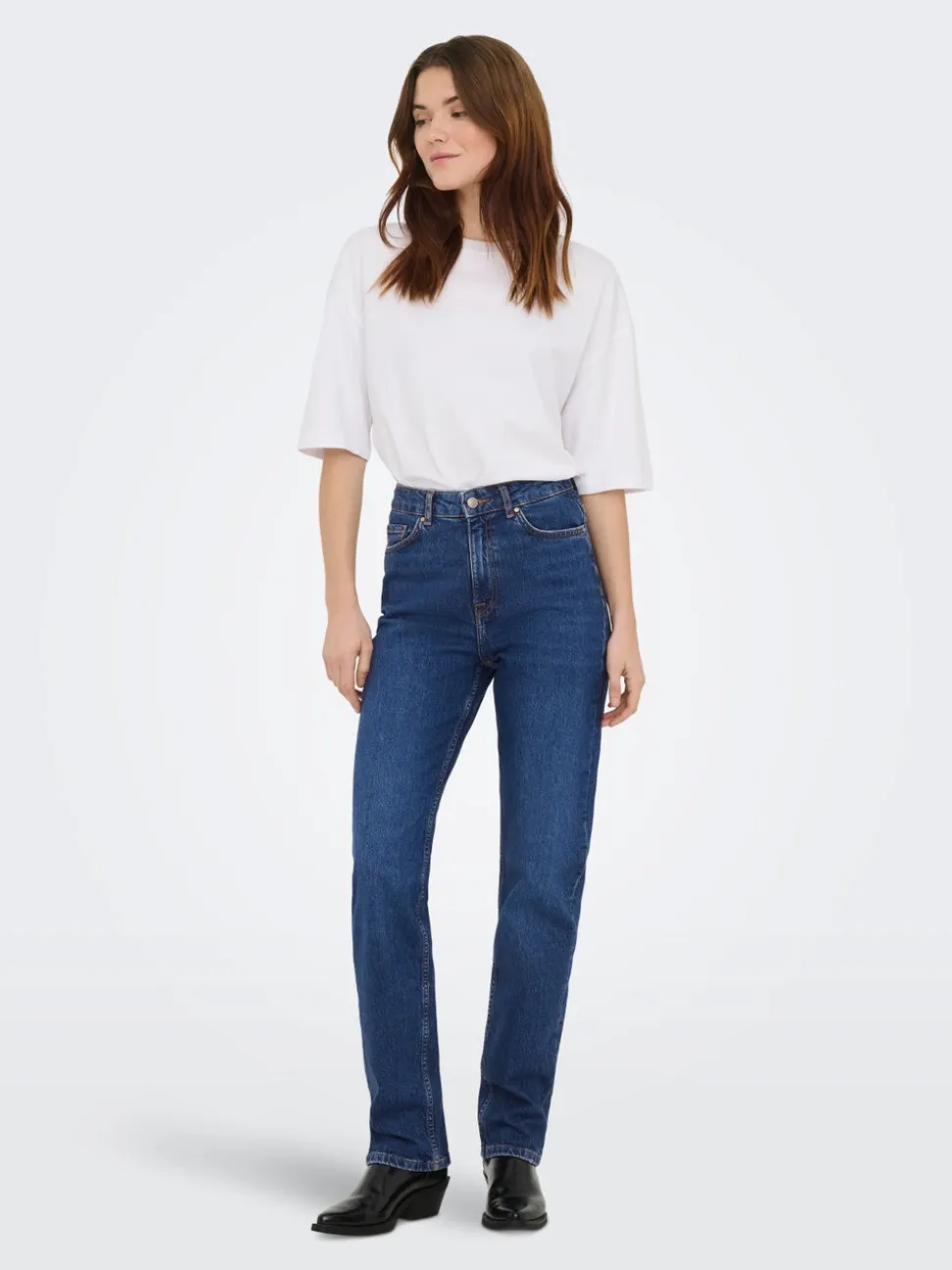 JDYPETRA Vita alta Straight Fit Jeans