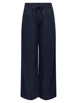 JDYSAY Loose Fit Lino Pantaloni a gamba larga