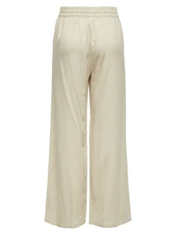 JDYSAY Loose Fit Lino Pantaloni a gamba larga