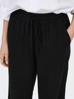 JDYSAY Loose Fit Lino Pantaloni a gamba larga