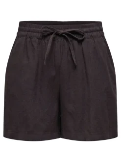 JDYSAY Vita alta Regular Fit Lino Bermuda