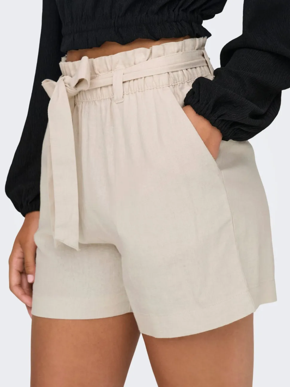 JDYSAY Vita media Regular Fit Lino Bermuda