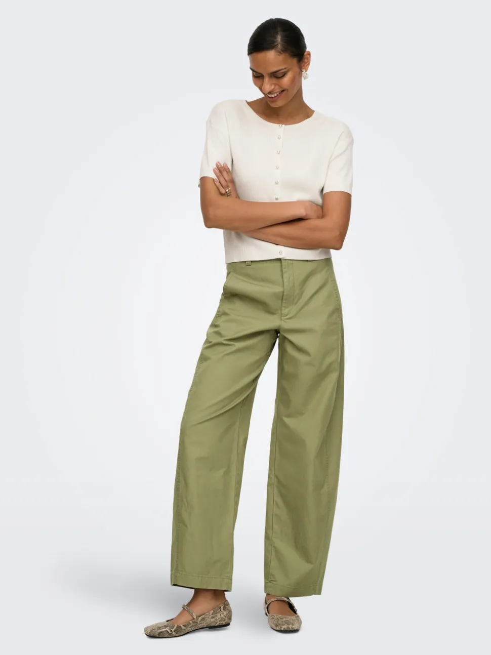 JDYSELMA Barrel fit Pantaloni