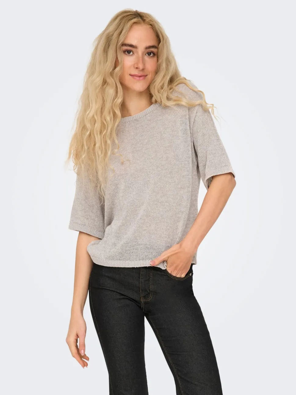 JDYSHINE T-shirt in maglia