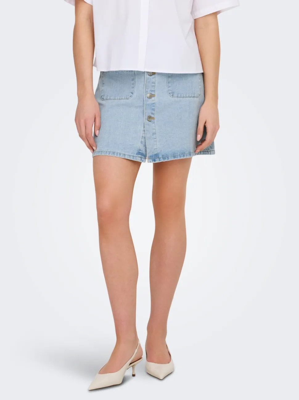 JDYSHIRAZ Gonna in jeans Minigonna