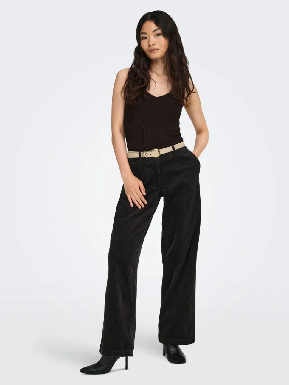 JDYSHIRAZ Straight Fit Pantaloni a coste